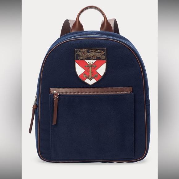 Ralph Lauren Crest Flannel Backpack - Picture 2 of 9